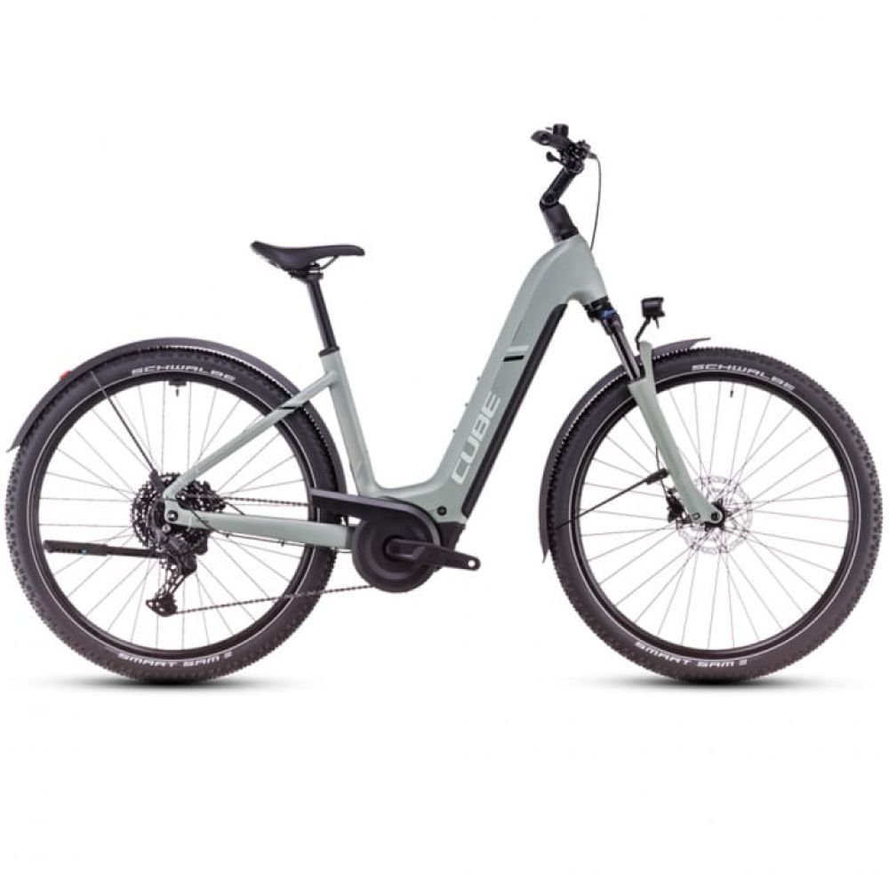 Cube Nuride Hybrid Pro 800 Allroad pistachio´n´stonegrey 2025 Easy Entry - RH 58 cm