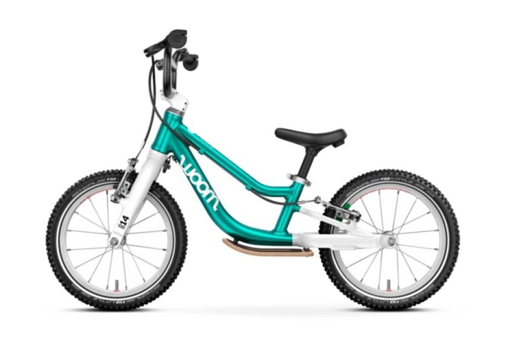 Woom Woom GO 1 PLUS - metallic-turquoise Rahmengröße: 14"