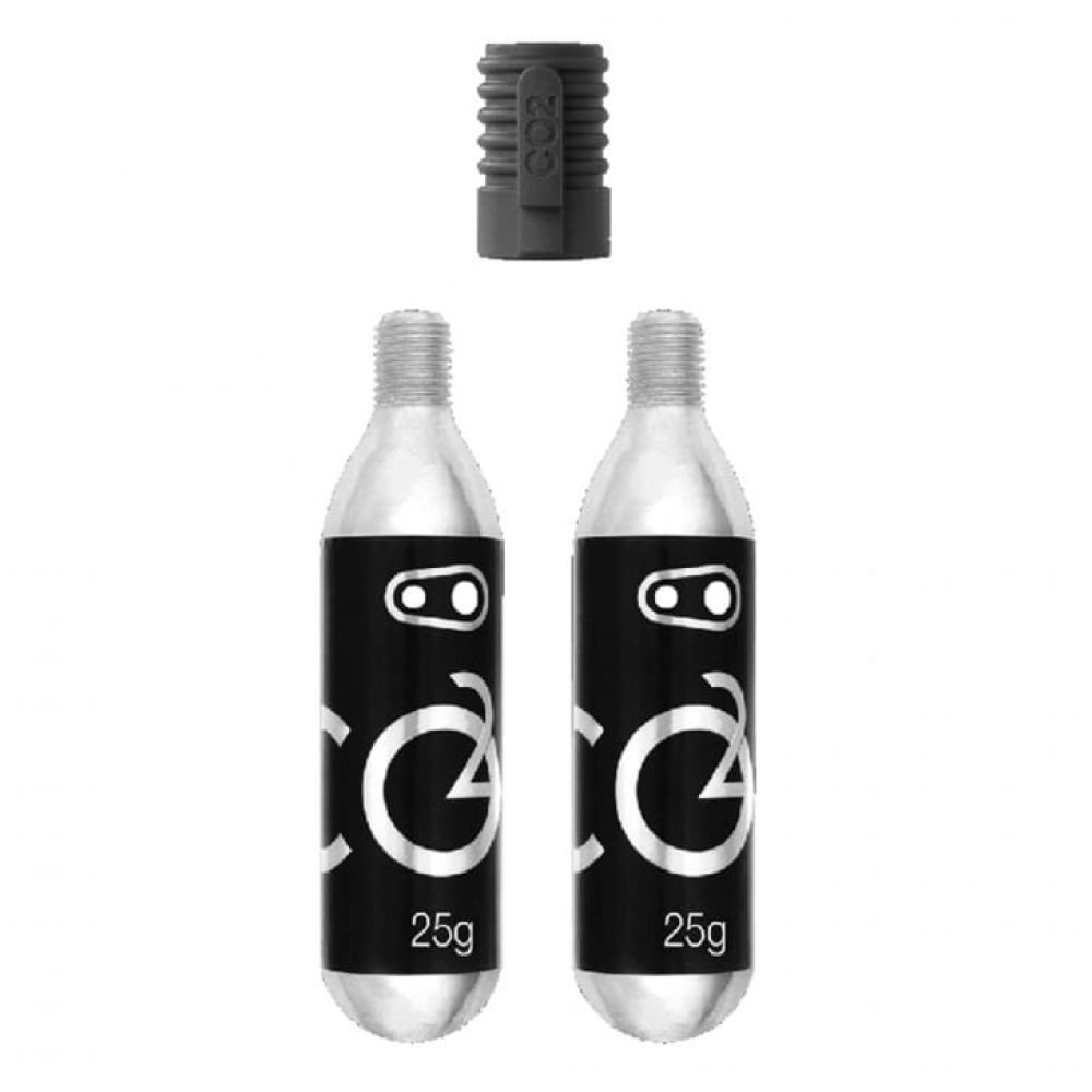 Crankbrothers CO2 Patrone 25g 2 Stk. w/ Inflator
