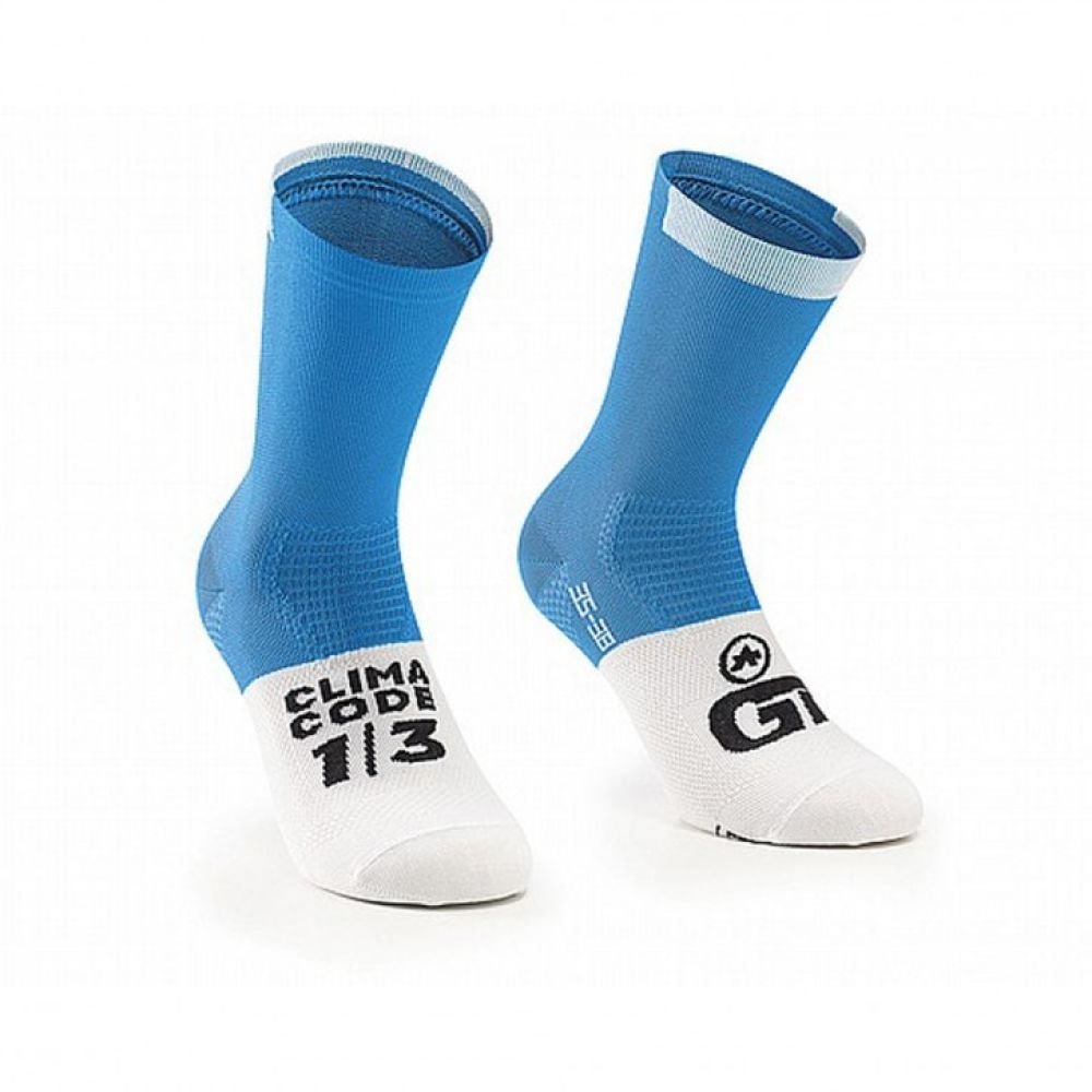 Assos GT Socks C2 Pruxian Blue - 0