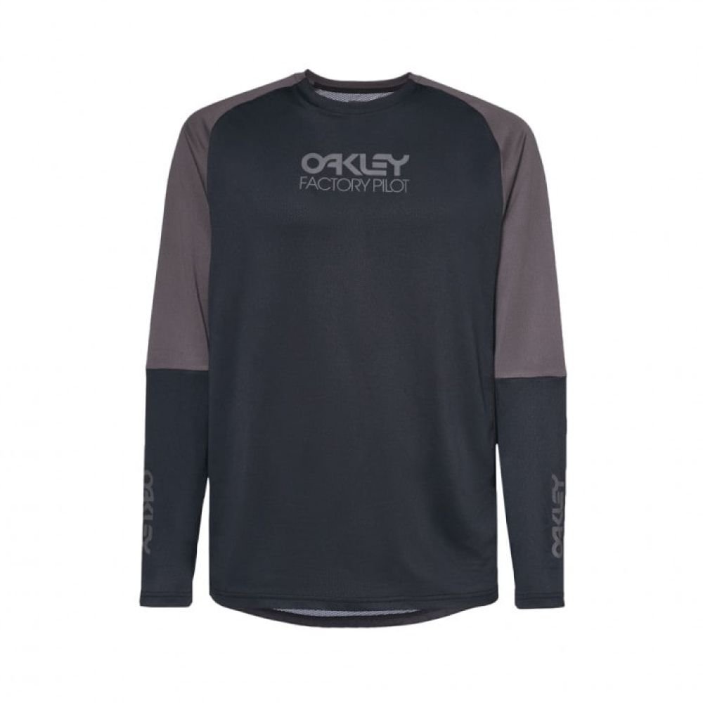 Oakley Factory Pilot MTB LS Jersey II black/forged - XL