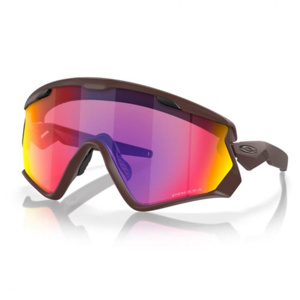 Oakley Brille Windjacket 2.0 matte grenache / Prizm Road