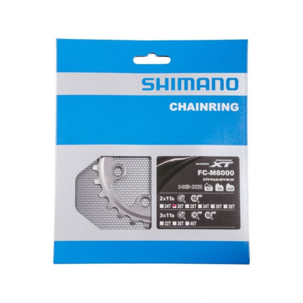 Shimano Kettenblatt Deore XT FC-M8000 11-fach 26T.