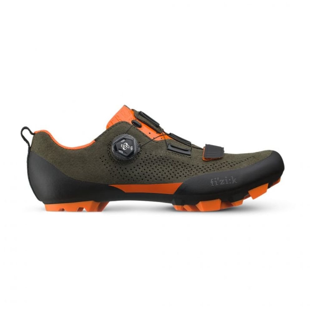 Fizik Terra X5 Suede military green/orange fluo EUR 38