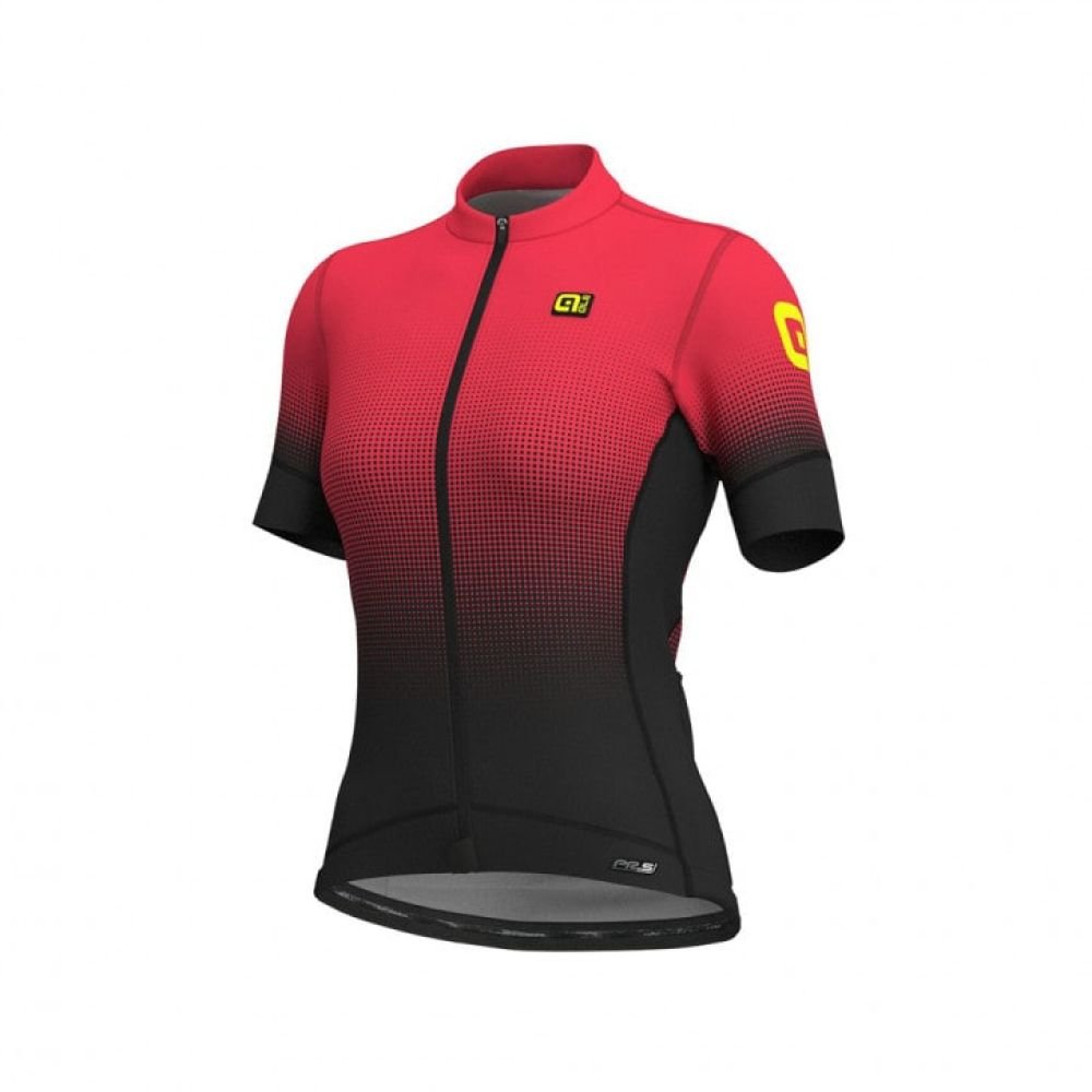 ALE Dots Lady Jersey schwarz/gerbera XS